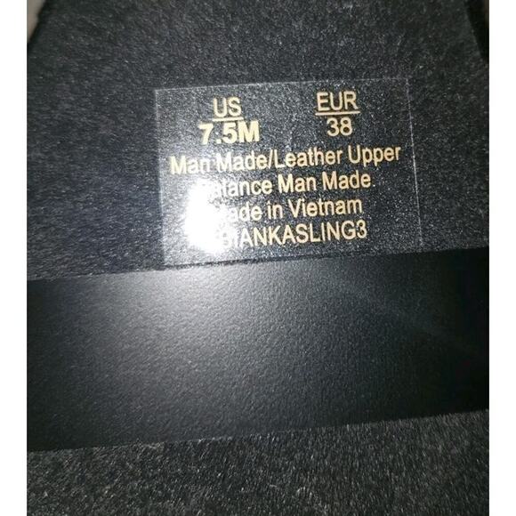 New! Sam Edelman Bianka Polka Dot Mesh Slingback Pointed Toe Black Size 7.5 $140 - Picture 10 of 11